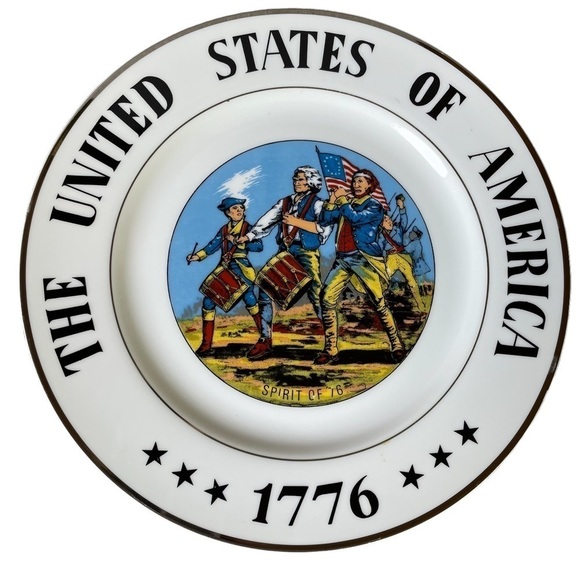 1776 The United States of America Declaration of Independence Collector Plate - Picture 1 of 5